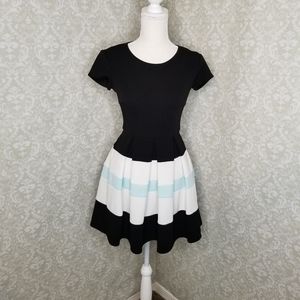 B. Darlin Short Sleeve Pleated Dress